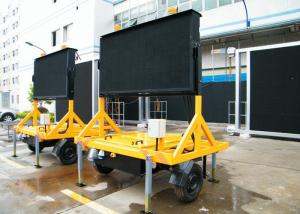 Wholesale Dual Color P16 Portable Variable Message Sign Traffic Control With High Visible 1024mmx1024mm from china suppliers