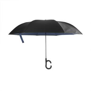 Extra Large Windproof Reverse Umbrella , Reverse Folding Double Layer Inverted