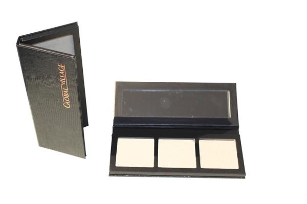 Quality Snake Pattern Empty Blush Bronzer Highlighter Palette With Hot Stamping Logo for sale