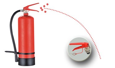 Carbon Steel Wheeled Fire Extinguisher , 50KG Trolley Mounted Fire Extinguisher