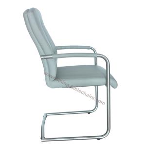 Wholesale Polyurethane PU Upholstered Stainless Dining Chair Livingroom Chair Leisure Chair from china suppliers