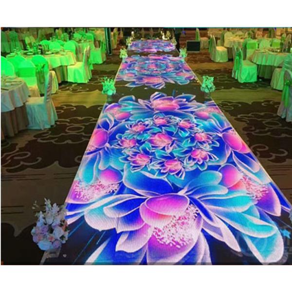 LED Display Aluminum P3.91mm Interactive LED Floor Tile