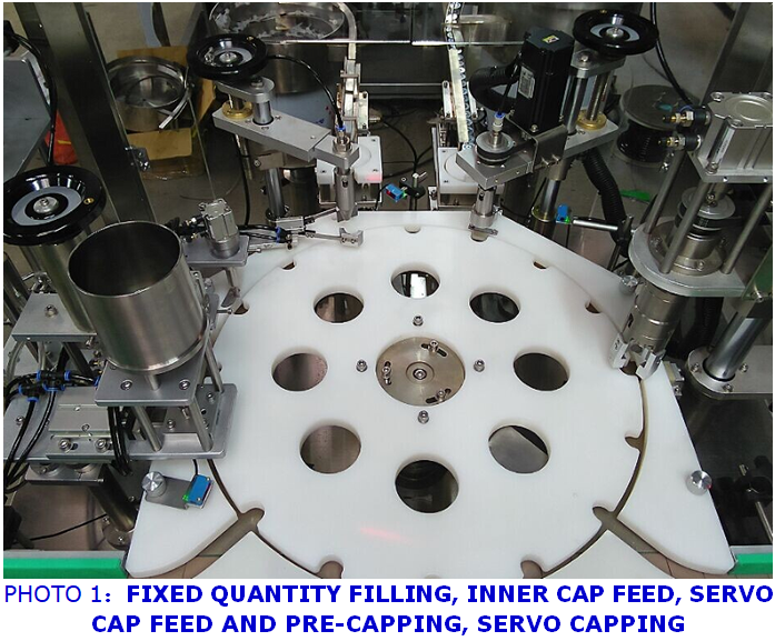 2 Nozzles Nail Polish Filling and Capping Machine for Small Dose