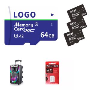 China Speaker MP4 MP3 Memory Card 64 Gb 128 Gb Micro Sd Card TF Memori Card on sale