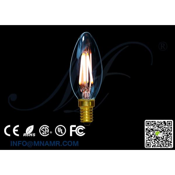 New Arrival 360 Degree Beam Angle E14 4Watts CE RoHS FCC SAA UL Led Filament Bulbs Filament Lamps Filament Lights
