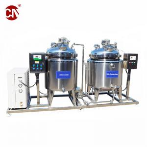 China Stainless Steel Milk Cooler Tank with 1000L Capacity Vertical 200L Milk Cooling Tank on sale