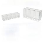 Customized seedling tray 3/4 cavity clamshell foldable transparent plastic PET