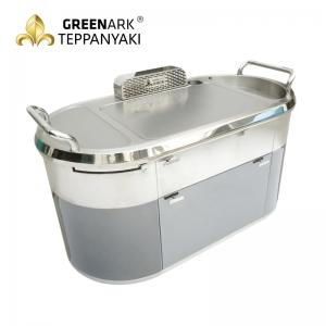 Wholesale Smokeless Stainless Steel BBQ Grill Oval Teppanyaki Plate from china suppliers