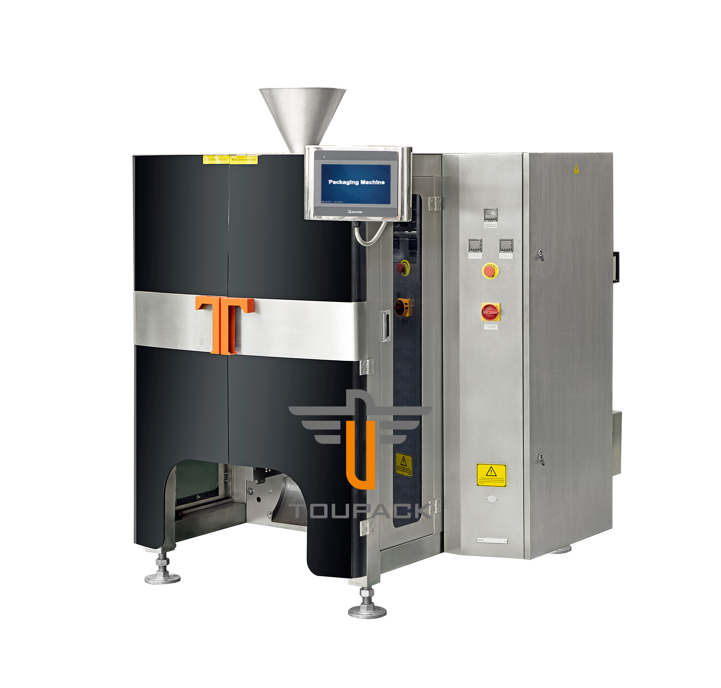 Vertical Automatic Paste Sachet Packing Machine Plantain Chips 32 Head Multihead Weigher
