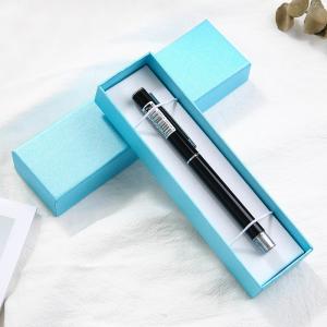 China green glitter lid and base pen box luxury ballpoint pen paper box  custom pen gift box on sale