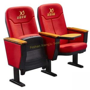 China High Back PU Foam Foldable Auditorium Stadium Chairs With Plywood Back on sale