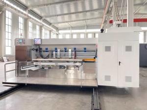 China Corrugated Four Colour Flexo Printing Machine Slotting Die Cutting Machine on sale