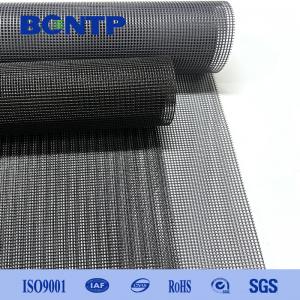 Wholesale colorful PVC Mesh Fabric pvc coated polyester mesh fabric  woven B1  fireproof  anti-uv from china suppliers