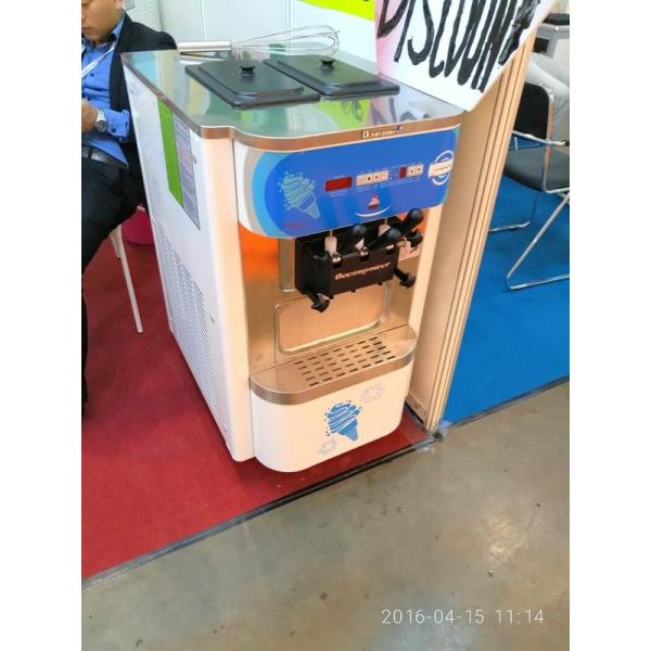 30L per hour.Oceanpower 3 flavors table top soft Ice Cream Machine machine OP130