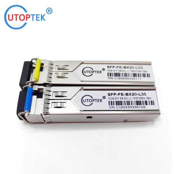 155M SFP SMF Bidi LC 40km 1310/1550nm optical fiber sfp transceiver module for cisco/huawei/ZTE/Viettle