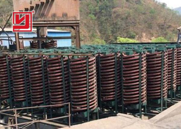 Quality Simple Install Spiral Screw Chute , Spiral Chute Separator For Gold Separation for sale