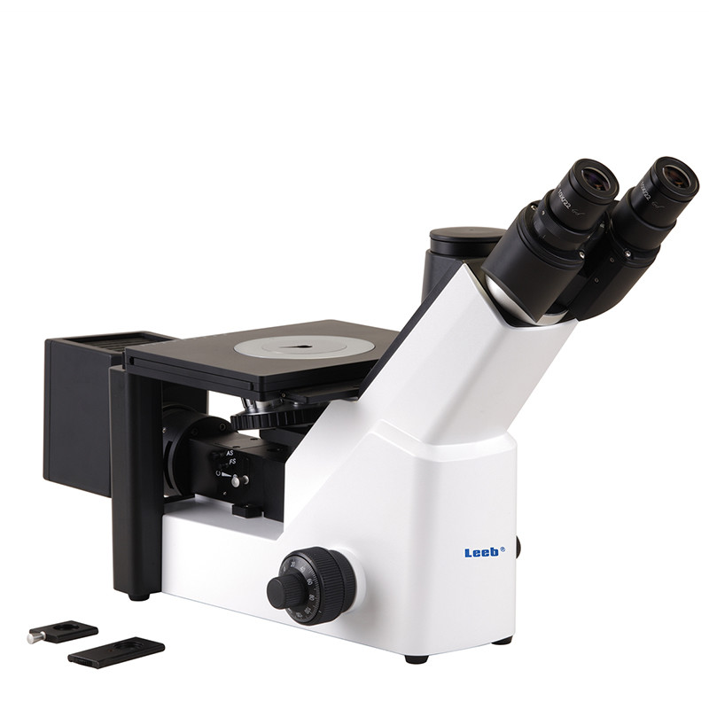 Inverted Trinocular Metallurgical Microscope Wide Field Eyepiece