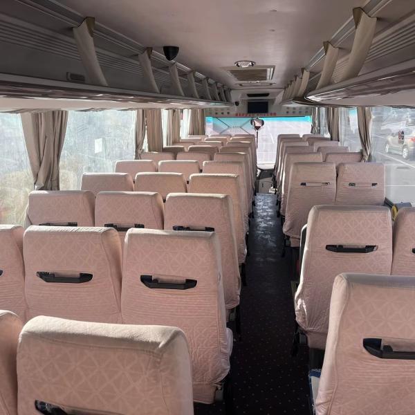 Yuchai 330 Engine Manual Transmission Second-hand Golden Dragon 63-Seat Yellow Buses