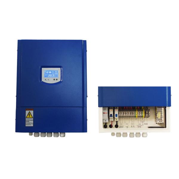 Energy Saving Off Grid Hybrid Solar Wind Power System Magnetic Levitation Vertical Axis Wind Turbine