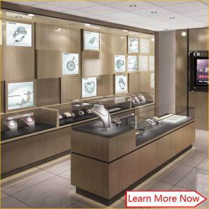 China Factory custom design fashion watch display showcase/shop display cabinets/watch display cabinet on sale