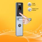 Finger-Touch Password and Biometric Fingerprint Door Lock with Handle Direction