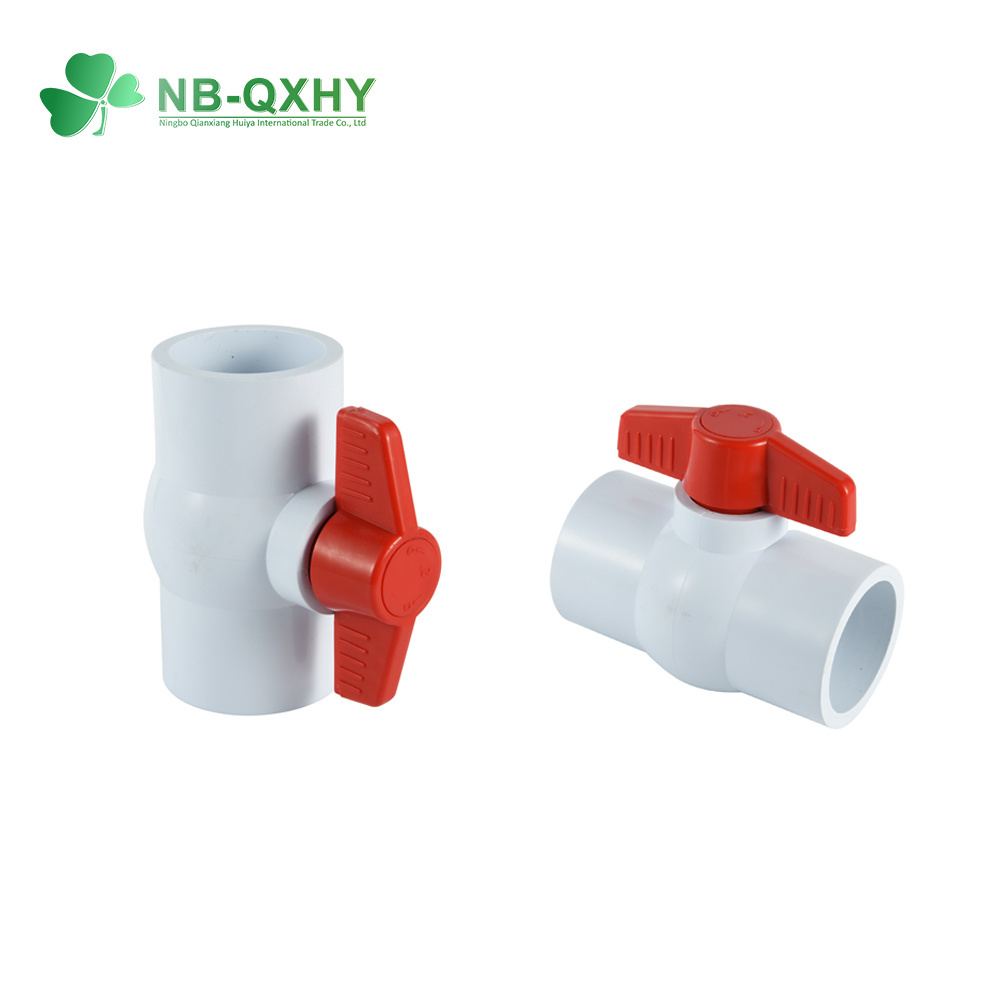 High Quality 1/2&quot; - 4&quot; Different Handle PVC Ball Valve with ISO9001