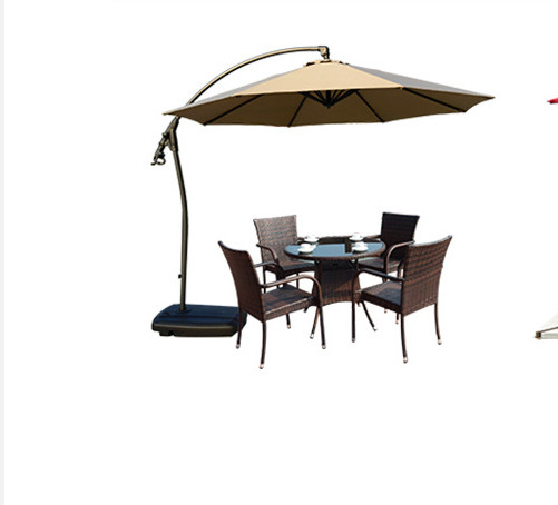 4 Seater Rattan Round Dining Table And Chair Set Outdoor Furniture Rattan Dining Table Set