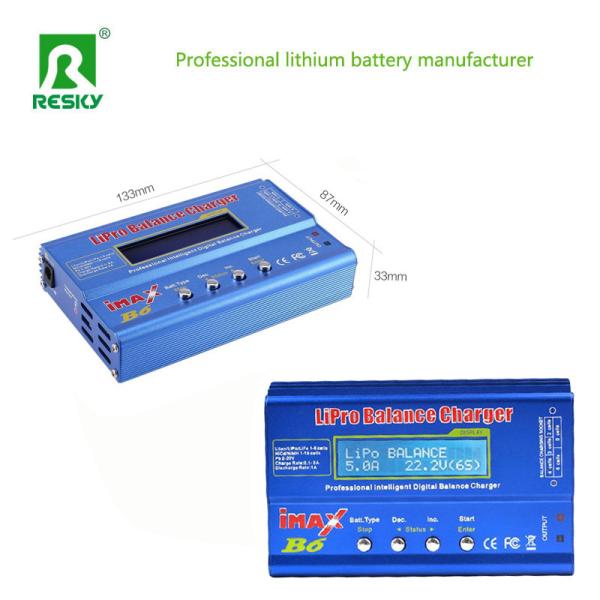 Lithium Battery RC Balance Charger Imaxb6 80W 6A 7.4V 11.1V 14.8V 18.5V 22.2V