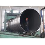 China Spiral Welded Steel SSAW Pipe / Steam And Low Pressure Liquid Pipeline for sale