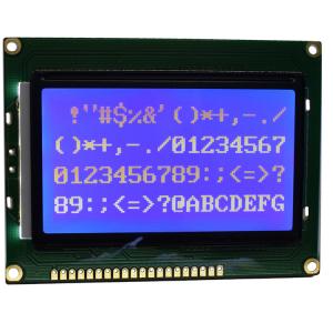Flat Rectangle Dot Matrix LCD Display Module WLED Backlight Type Gray Film Positive Display
