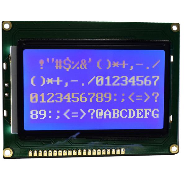 Quality Flat Rectangle Dot Matrix LCD Display Module WLED Backlight Type Gray Film Positive Display for sale