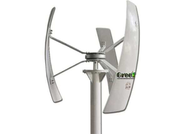 24-380Vac Voltage Vertical Axis Wind Turbine 3 Blades FRP Material For -40-50C