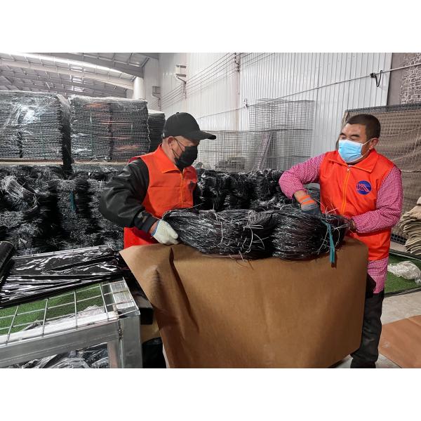 Invisible Obstacle Barrier Fast Production For Ukraine Anti Tank Wire Net Annealed Steel Wire Materials