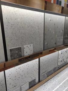 Scratch Resistant Terrazzo Look Porcelain Tile Glazed White Terrazzo Floor Tiles