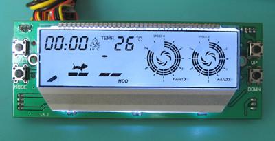 Quality Fan Speed Indicator LCD Digital Adjusted manually Optical Bay Front Panel for sale