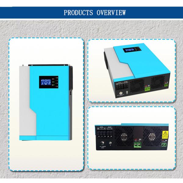 Low Frequency Hybrid Solar Inverter 24V 2.4Kw Pure Sine Wave 24 Volt Off Grid DC/AC Solar Pv Inverter