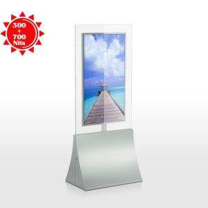 China 1000nits 700nits Double Sided LCD Screen Advertising For Fashion Salon on sale