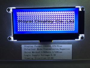 Wholesale 240X80 Cog IC St7529 Transflective LCD Display FStn FPC Parallel from china suppliers
