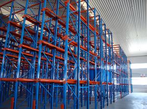 Wholesale 2 Double Deep Pallet Racking System Metal Rack Warehouse from china suppliers