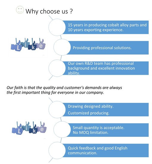 API Standard High Purity Cobalt Alloy 6 , Cobalt Chrome Alloy Grade 12 Oil Seal Ring