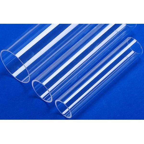 Customized flat bottom or round bottom Transparent quartz tube grinding corrosion resistance
