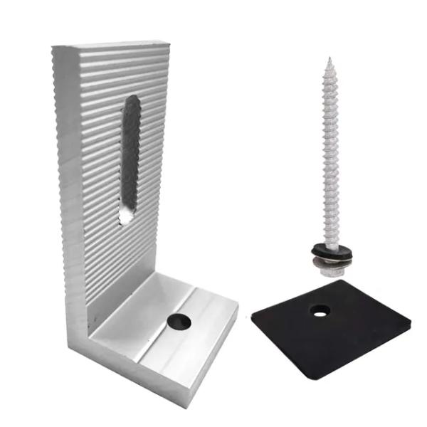 Anodized Solar Panel Roof Mounting L Feet in Various Sizes for Different Roof Systems