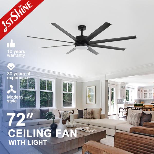 Quality Remote Control Ceiling Fans with Lights and 6 Speed Reversible DC Motor App Control for sale