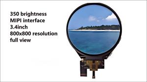 Wholesale 3.4-inch 800*800 TFT Color Circular Display Projective Capacitive Touch Screen For Instrumentation / Smart Home from china suppliers