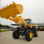 CE ISO Front Wheel Loader Machine Bucket Automatic Leveling Ability