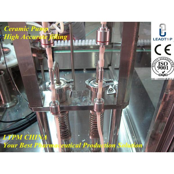 Automatic Liquid Bottle Filling Machine with PLC Control 10-40 bottles/min