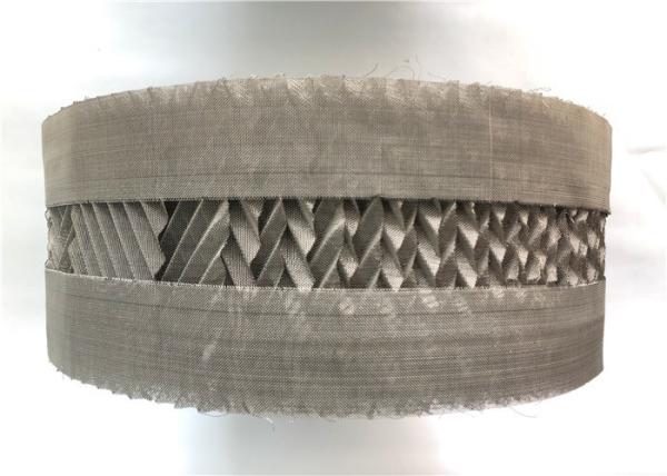 Quality Wire Gauze Distillation Packing Round / Square High Filtering Efficiency for sale