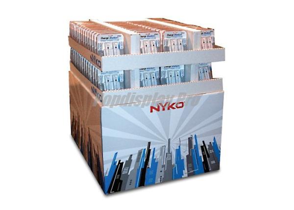 Quality Full Sized Cardboard Pallet Display Recycled Litho Graphic Printed for sale