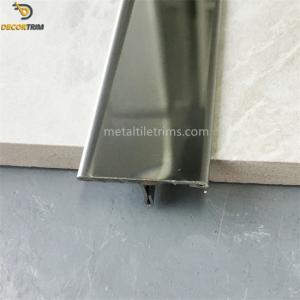 China SS304 T Shaped Transition Strip 8k Mirror Finish Tile To Laminated Floor on sale