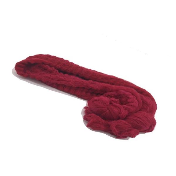 Dope Dyed Polyester Tow 100% Solid Polyester Raw Material 102mm